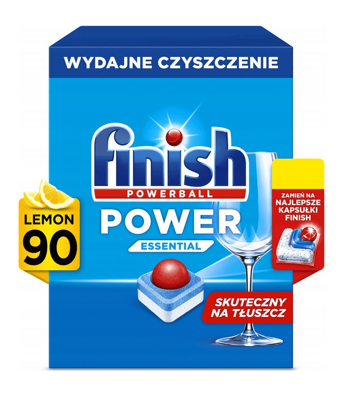 Produkt FINISH Tabletki do zmywarki FINISH Power Essential Lemon + 2szt Ultimate Plus 90szt 003025