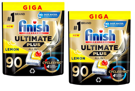 Produkt bd24.pl Tabletki i kapsułki do zmywarki 2x Kapsułki do zmywarki FINISH 90szt Ultimate Plus All in 1 Tabs Lemon K_001798_2