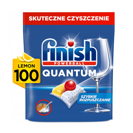 Produkt FINISH Tabletki i kapsułki do zmywarki Kapsułki do zmywarki FINISH AllinOne Lemon 100szt + GRATIS Płyn DASH Color 2in1 Z01008