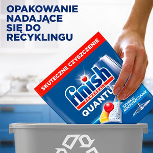 Produkt FINISH Tabletki i kapsułki do zmywarki Kapsułki do zmywarki FINISH Quantum All in 1 Lemon 150szt 003116