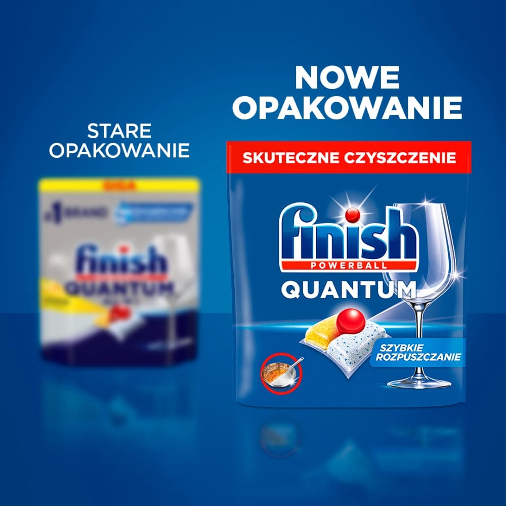 Produkt FINISH Tabletki i kapsułki do zmywarki Kapsułki do zmywarki FINISH Quantum All in 1 Lemon 150szt 003116