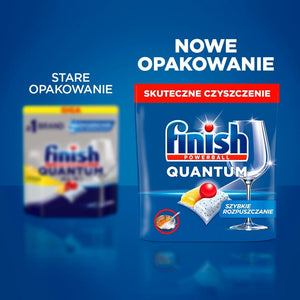 Produkt FINISH Tabletki i kapsułki do zmywarki Kapsułki do zmywarki FINISH Quantum All in 1 Lemon 150szt 003116