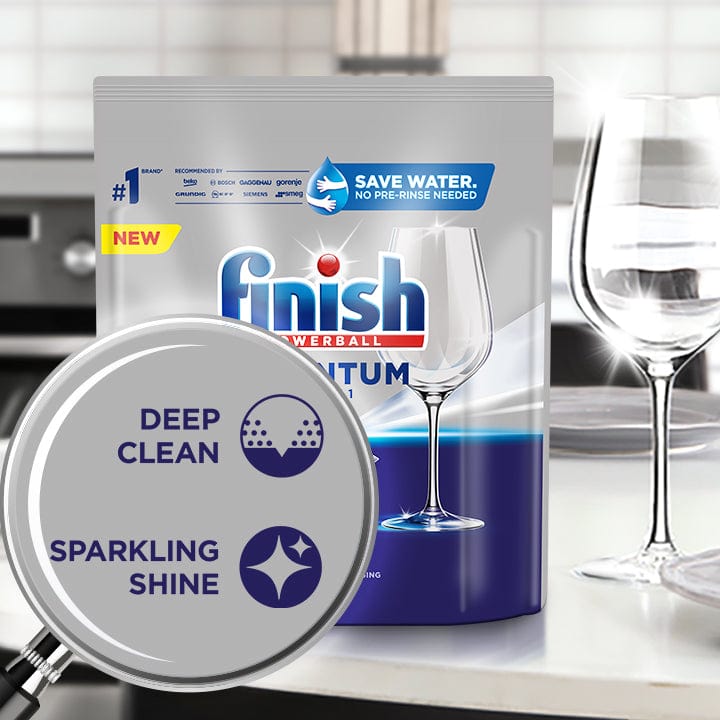 Produkt FINISH Tabletki i kapsułki do zmywarki Kapsułki do zmywarki FINISH Quantum All in One Lemon 100szt 003656
