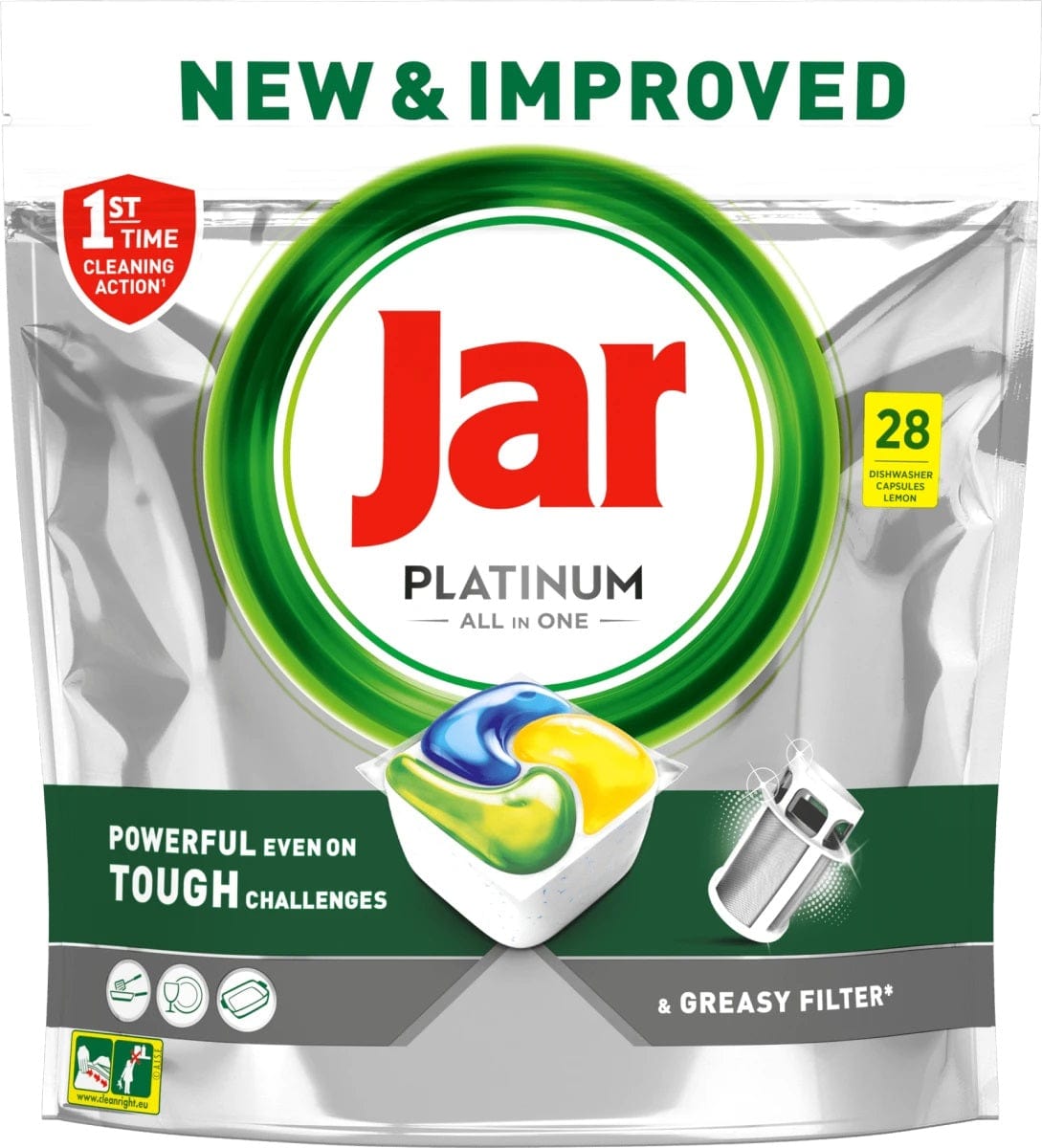 Produkt FAIRY Tabletki i kapsułki do zmywarki Kapsułki do zmywarki JAR All in One Lemon 5x28szt 002937