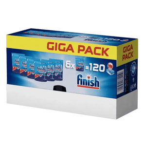 Produkt FINISH Tabletki i kapsułki do zmywarki Tabletki do zmywarki FINISH All in 1 Regular MEGA PROMO 6x20szt 023915