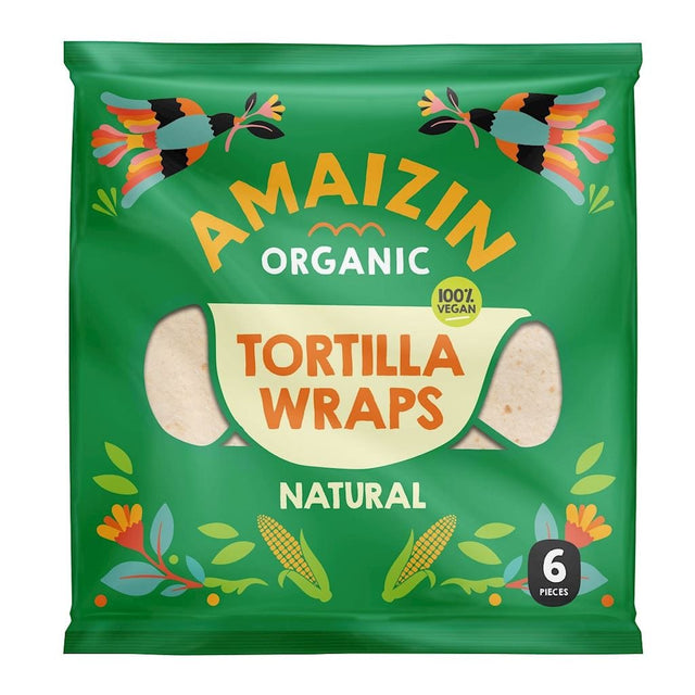 Produkt AMAIZIN (napoje kokosowe, tortilla, chipsy, inne) TORTILLA WRAPS BIO (6 szt.) 240 g - AMAIZIN 8717496903990