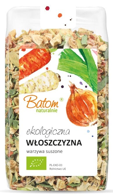 Produkt BATOM (oleje, soki, sole kąpielowe) WŁOSZCZYZNA (WARZYWA SUSZONE) BIO 150 g - BATOM 5907709957718