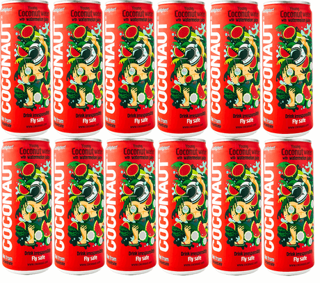Produkt COCONAUT Woda 12x Woda kokosowa COCONAUT z sokiem arbuzowym 320 ml K_S00227_12