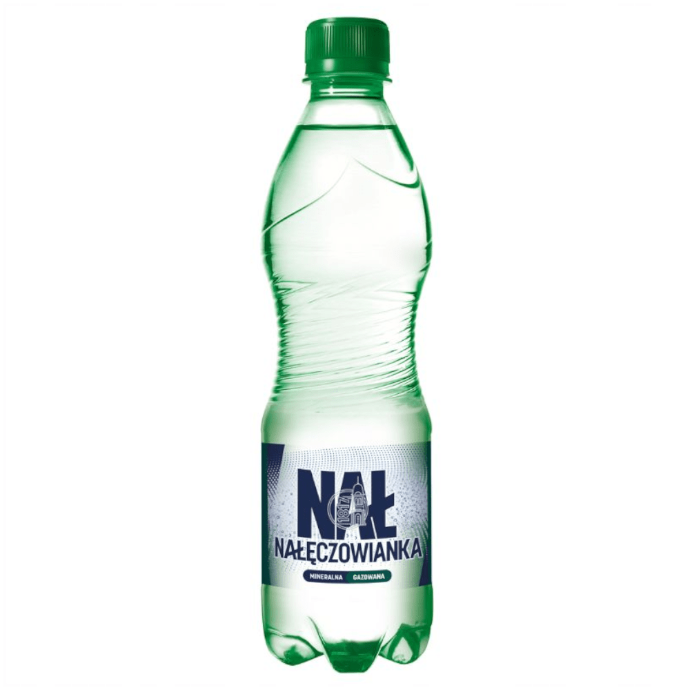 Produkt NAŁĘCZOWIANKA Woda gazowana Woda mineralna gazowana NAŁĘCZOWIANKA mocniejszy gaz 0,5l 003774