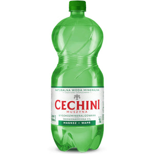 Produkt CECHINI MUSZYNA Woda gazowana Woda średnionasycona CECHINI MUSZYNA wysokozmineralizowana 1l KAUCJA 004817