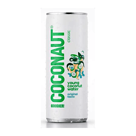 Produkt COCONAUT Woda kokosowa COCONAUT z młodego kokosa puszka 320 ml kaucja 005153