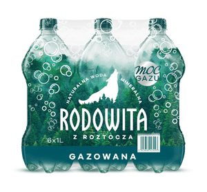 Produkt bd24.pl Woda mineralna RODOWITA z Roztocza gazowana 6x 1 l kaucja K_005340_6