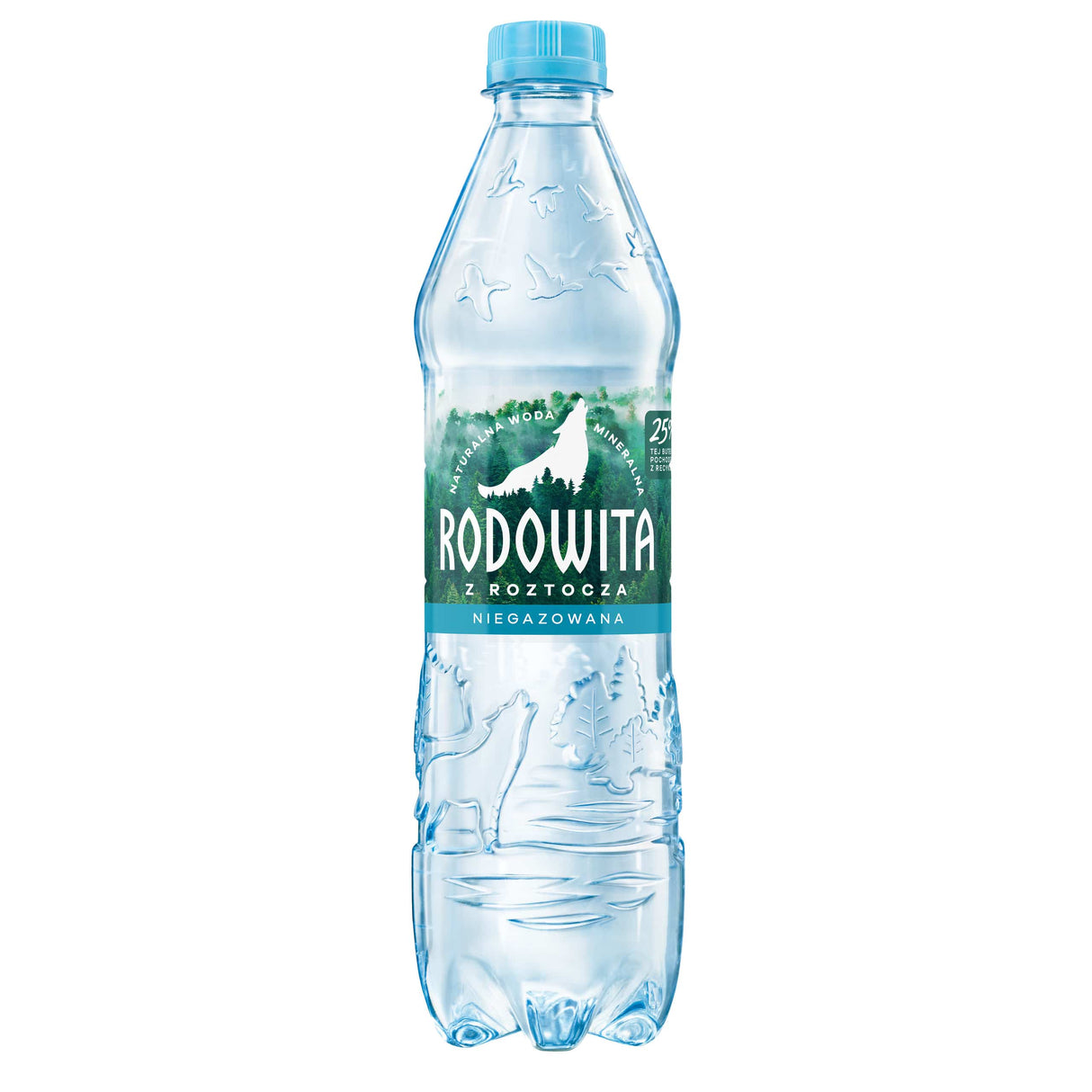 Produkt RODOWITA Woda mineralna RODOWITA z Roztocza niegazowana 0,6 l kaucja 005334