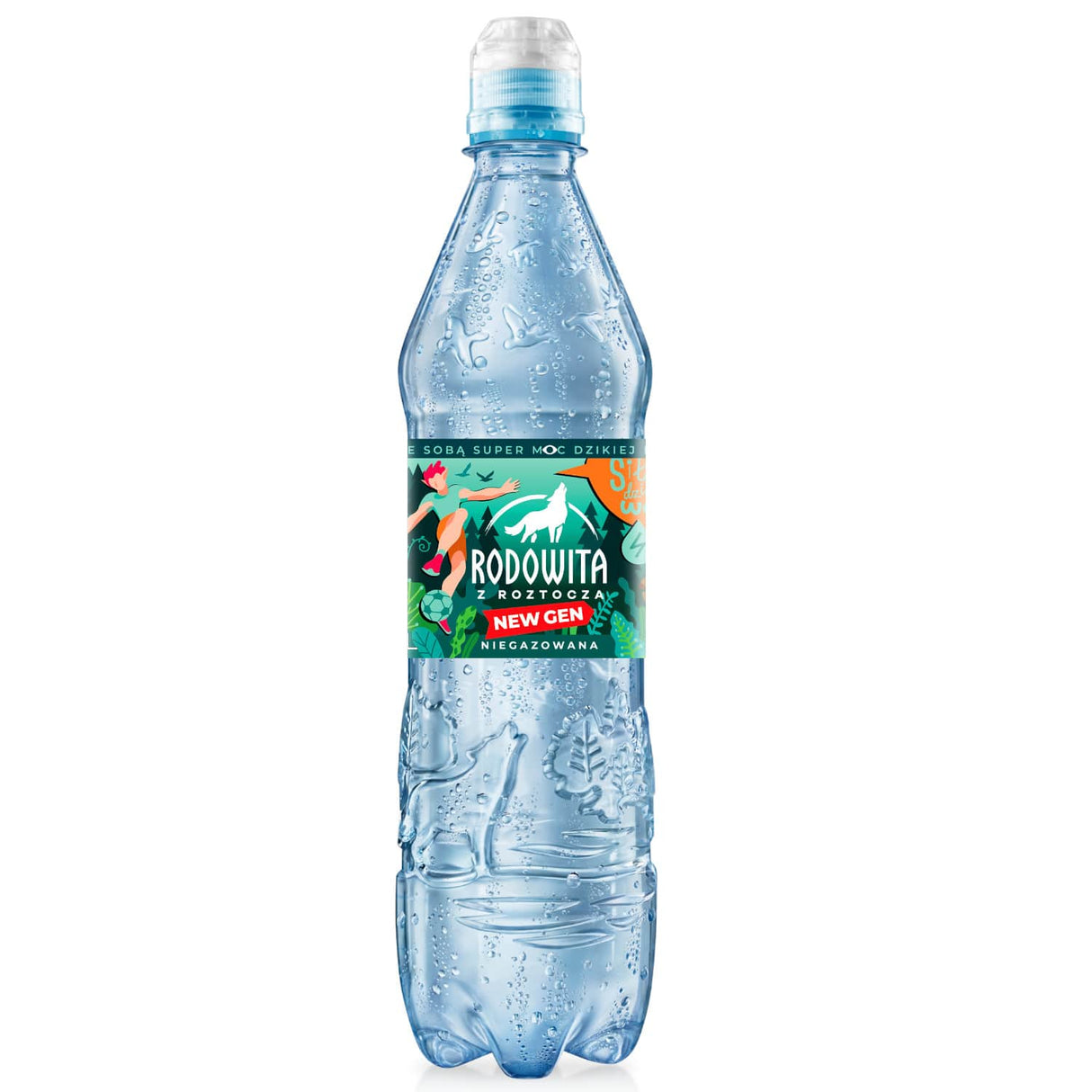 Produkt RODOWITA Woda mineralna RODOWITA z Roztocza niegazowana Sport 0,6 l kaucja 005335