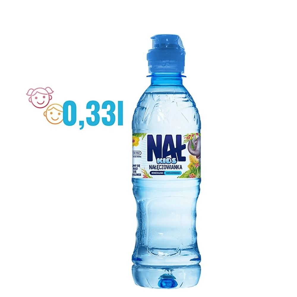 Produkt NAŁĘCZOWIANKA Woda niegaznowana Woda mineralna NAŁĘCZOWIANKA Kids niegazowana 0,33 l 003776