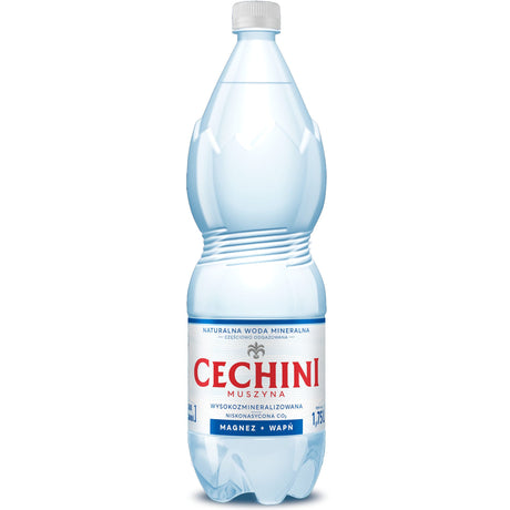 Produkt CECHINI MUSZYNA Woda niskonasycona CECHINI MUSZYNA wysokozmineralizowana 1,75l KAUCJA 004823
