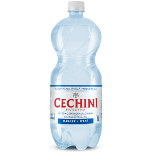 Produkt CECHINI MUSZYNA Woda niskonasycona CECHINI MUSZYNA wysokozmineralizowana 1l KAUCJA 004816