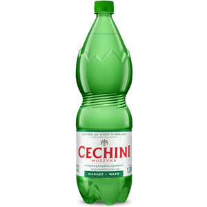 Produkt CECHINI MUSZYNA Woda średnionasycona CECHINI MUSZYNA wysokozmineralizowana 1,75l KAUCJA 004822