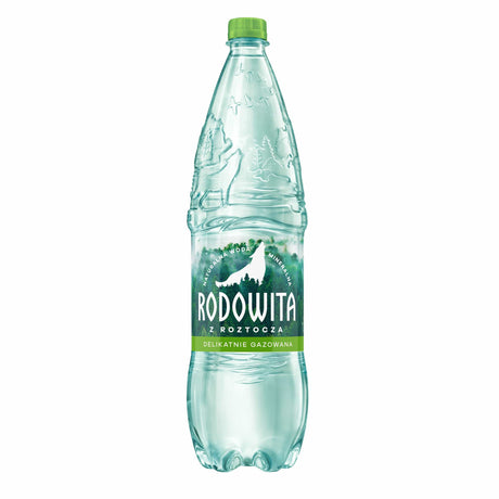 Produkt RODOWITA Woda Woda mineralna RODOWITA z Roztocza delikatnie gazowana 1,5l Paleta 456szt K_038960_456