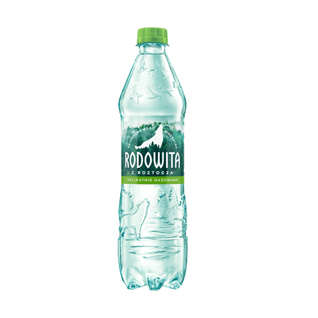 Produkt RODOWITA Woda Woda mineralna RODOWITA z Roztocza delikatnie gazowana Paleta 1296x 0,6 l K_038963_1296