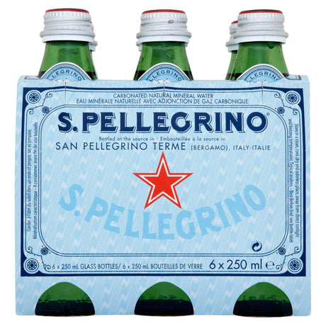 Produkt SAN PELLEGRINO Woda Woda mineralna SAN PELLEGRINO gazowana 6x0,25l 024053