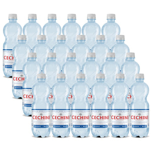 Produkt CECHINI MUSZYNA Woda wysokomineralizowana 24x Woda niskonasycona CECHINI MUSZYNA wysokozmineralizowana 0,5l K_004789_24