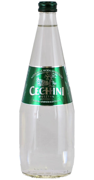Produkt CECHINI MUSZYNA Woda wysokomineralizowana 6x Woda niskonasycona CECHINI MUSZYNA wysokozmineralizowana - szklana 0,33l K_004792_6
