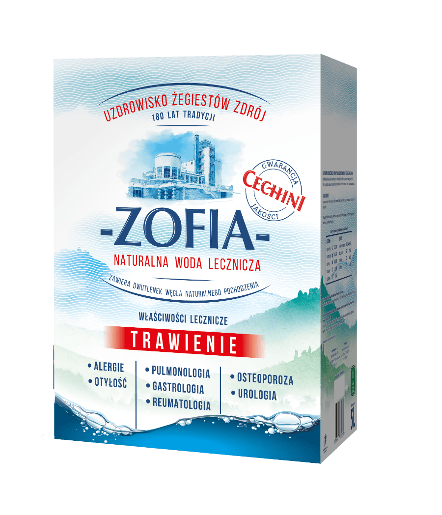 Produkt CECHINI MUSZYNA Woda wysokomineralizowana Woda Lecznicza CECHINI Zofia 5l 004800
