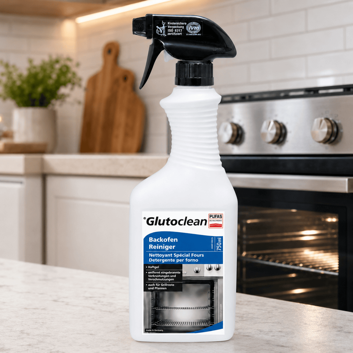 Produkt PUFAS Żel do czyszczenia piekarnika PUFAS Glutoclean Oven & Grill Cleaner 750ml 006151