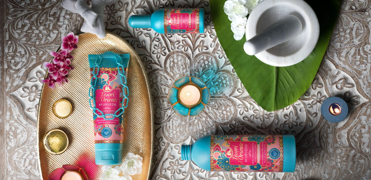 Produkt TESORI D'ORIENTE Żele pod prysznic Żel pod prysznic TESORI D'ORIENTE Ayurveda 250ml 053158