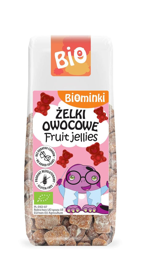 Produkt BIOMINKI (przekąski dla dzieci, kaszki) ŻELKI OWOCOWE BEZ DODATKU CUKRÓW BEZGLUTENOWE BIO 75 g - BIOMINKI 5902650272224