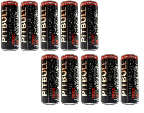 Produkt PITBULL ZESTAW 10x Napój energetyczny Pitbull Energy Drink Max 250 ml K_022123_10