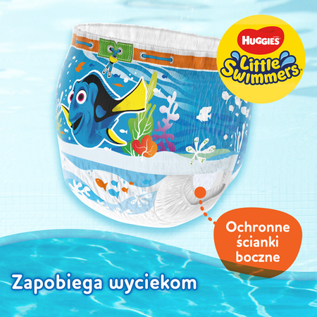 Pieluchy do pływania HUGGIES Little Swimmers size 5-6 - 11szt