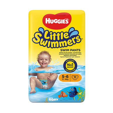 Pieluchy do pływania HUGGIES Little Swimmers size 5-6 - 11szt