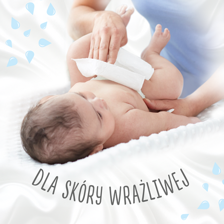 HUGGIES 3x56szt Pure Extra Care 2+1 Chusteczki nawilżane