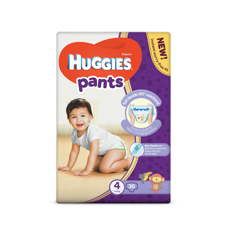 Pieluchomajtki HUGGIES Uni ND High Jumbo 4 - 36szt