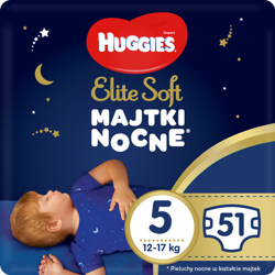 HUGGIES 17szt Elite Soft Overnights Pants 5 (12-17kg) Pieluchomajtki