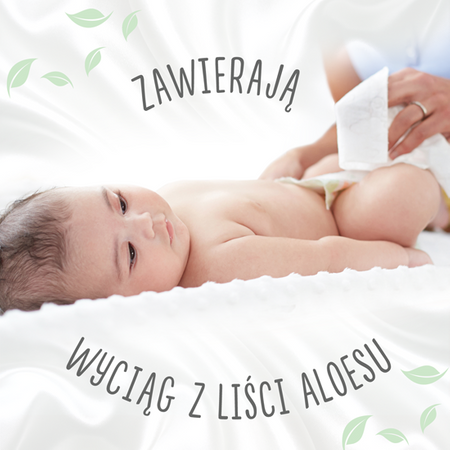 Chusteczki nawilżane HUGGIES Natural Care 2+1  (3 x 56 szt.)