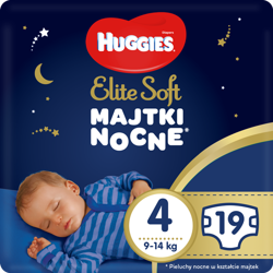 HUGGIES 19szt Elite Soft Overnights Pants 4 (9-14kg) Pieluchomajtki