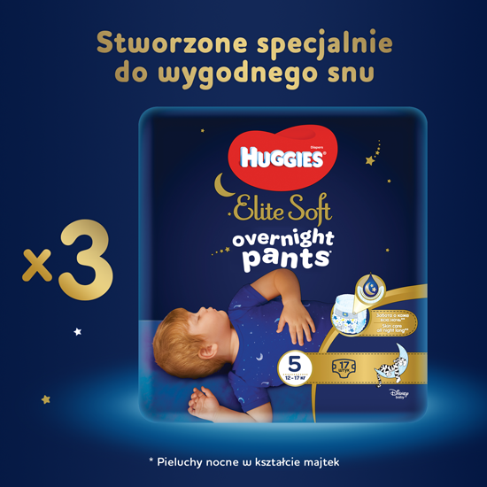 Huggies Elite Soft Overnight 